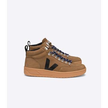 Veja RORAIMA NUBUCK Men's High Tops Coffee | NZ 116QMA